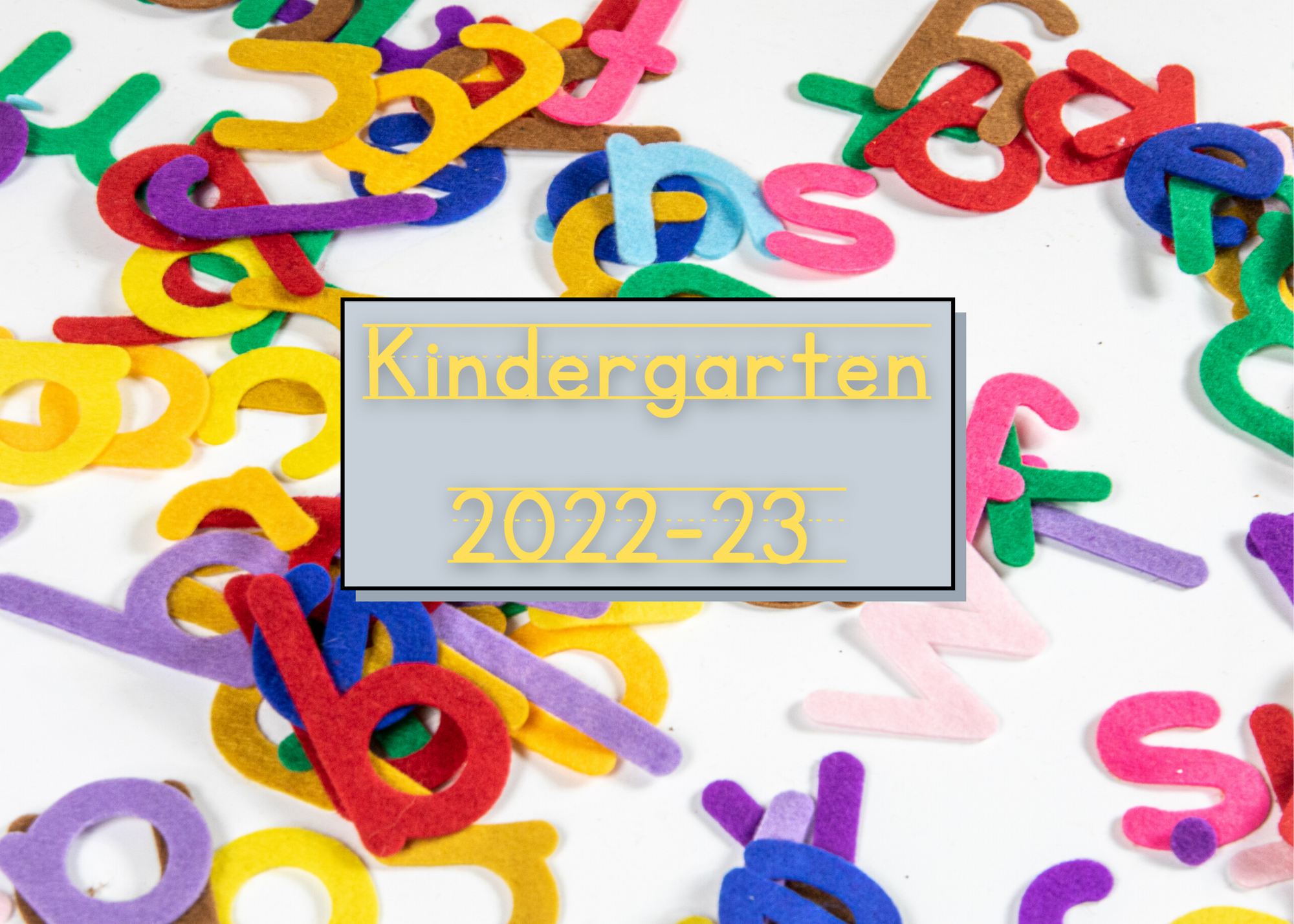 Kindergarten - Online Registration is OPEN